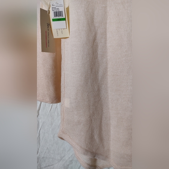 **SOLD** Vince Camuto Ombre Cream & Pink Pullover Scoop Neck Sweater Sz L - Picture 5 of 9